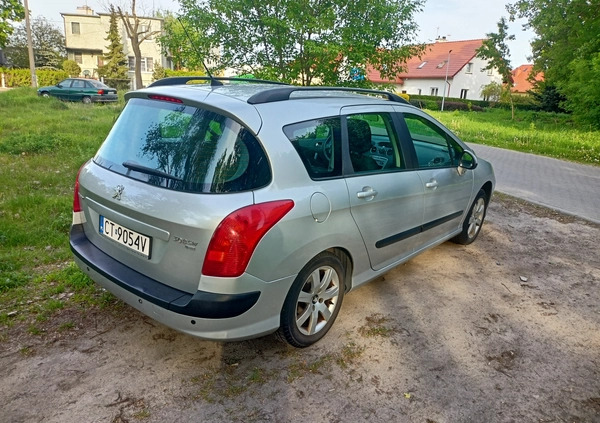 Peugeot 308 cena 14900 przebieg: 239000, rok produkcji 2011 z Toruń małe 277